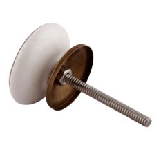 Orange Kangaroo Ceramic Flat Furniture Knob Online