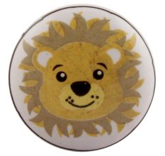 Mustard Panda Ceramic Flat Cabinet Knob Online