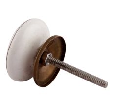 Mustard Panda Ceramic Flat Cabinet Knob Online