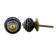 White Striped Small Knob