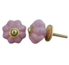 Pink Medium Melon Knob