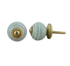 Green White Small Knob