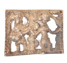 Brass Tribal Styled Music Group Wall Hanging