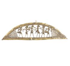 Dokra Art Brass Tribal Group In Inverted