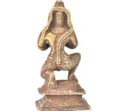 Brass Rustic Hanuman Sitting Joining Hands