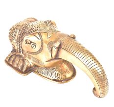 Brass Finely Engraved Ganesha Wall Hanging