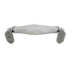Cream Cut Ceramic Cabinet Handles