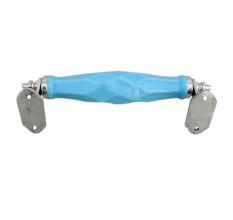 Sky Blue Cut Ceramic Cabinet Handles