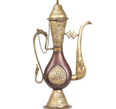 Vintage Brass Surai With Copper And Serpent Handles