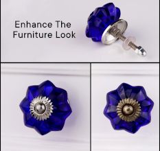 Navy Blue Melon Knob