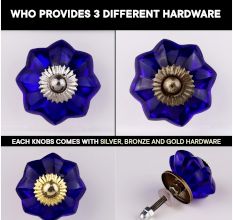 Navy Blue Melon Knob