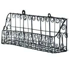 Wrought Iron Towel Rack Bathroom Rack Basket