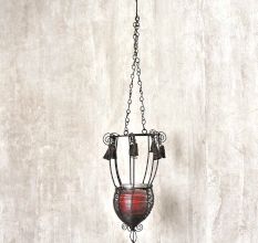 Metal Iron Cone Candle Holder