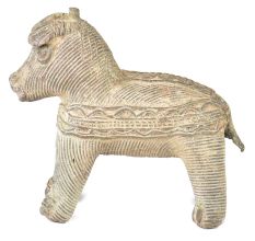 Brass Tribal Horse