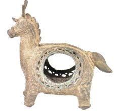 Brass Tribal Animal Napkin Holder