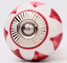 Cherry Heart Ceramic Floral Cabinet Knob Online