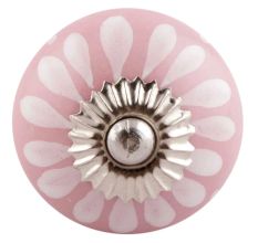 Pink Floral Ceramic Cabinet Knobs Online
