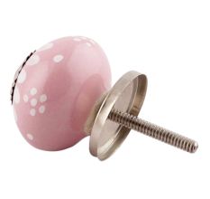 Pink Floral Ceramic Cabinet Knobs Online