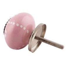 Pink Tiny Flower Ceramic Drawer Knobs Online