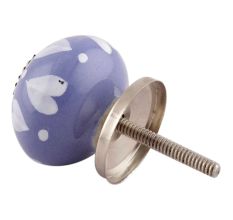 Slate Blue Heart Knobs Online
