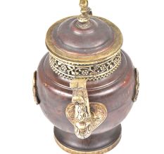 Brass & Copper Teapot Embossed Design