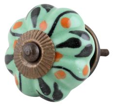 Black Drop Melon Knob