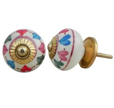 Mixed Color Heart Knob