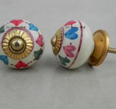 Mixed Color Heart Knob