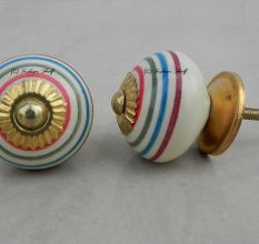 Mixed Striped knob