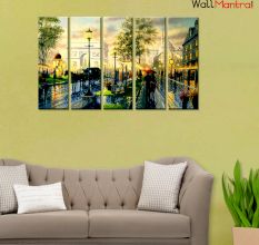 Paris Senery Canvas Premium Quality Wall Hanging