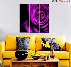 Violet Rose Premium Quality Canvas Wall Hanging