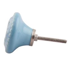 Turquoise Flower Ceramic Cabinet Knobs Online