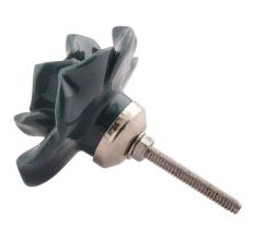 Forest Green Big Rose Ceramic Flower Dresser Knobs Online