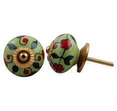 Garden Bouquet Ceramic Knob