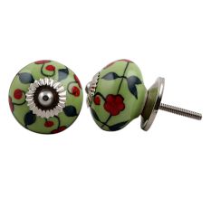 Garden Bouquet Ceramic Knob