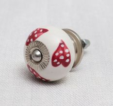 Red Heart Ceramic Knobs