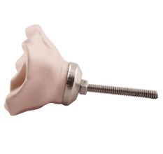Baby Pink Rose Ceramic Flower Wardrobe Knobs Online