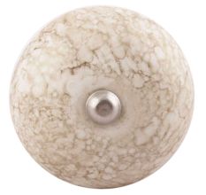 White Marble Ceramic Floral Wine Stopper