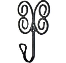 Butterfly Wrought Iron Wall Hook(Set of 2 Pieces)