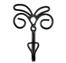 Decorative Wrought Iron Wall Hooks(Set of 2 Pieces)