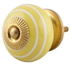 Yellow White Stripes