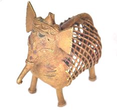 Brass Dhokra Art Elephant