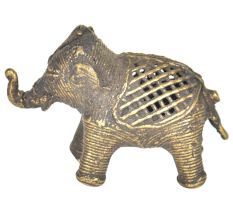Brass Dhokra Patinated Elephant
