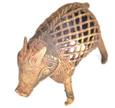 Brass Dhokra Art Tribal Pig