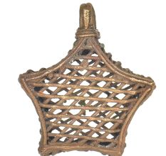 Dhokra Art Brass Tribal Star Shape Wall Hanging