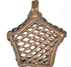 Brass Dhokra Art Star Shaped Wall Hanging