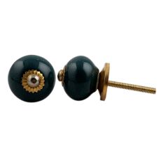 Dark Green Small Knob