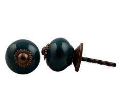 Dark Green Small Knob