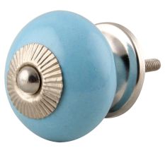 Sky Blue Ceramic Knob