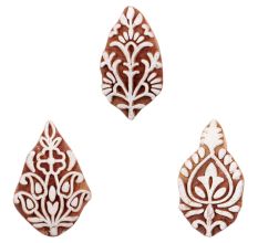 Set of 3 Piece New Mix Wooden Printing Block